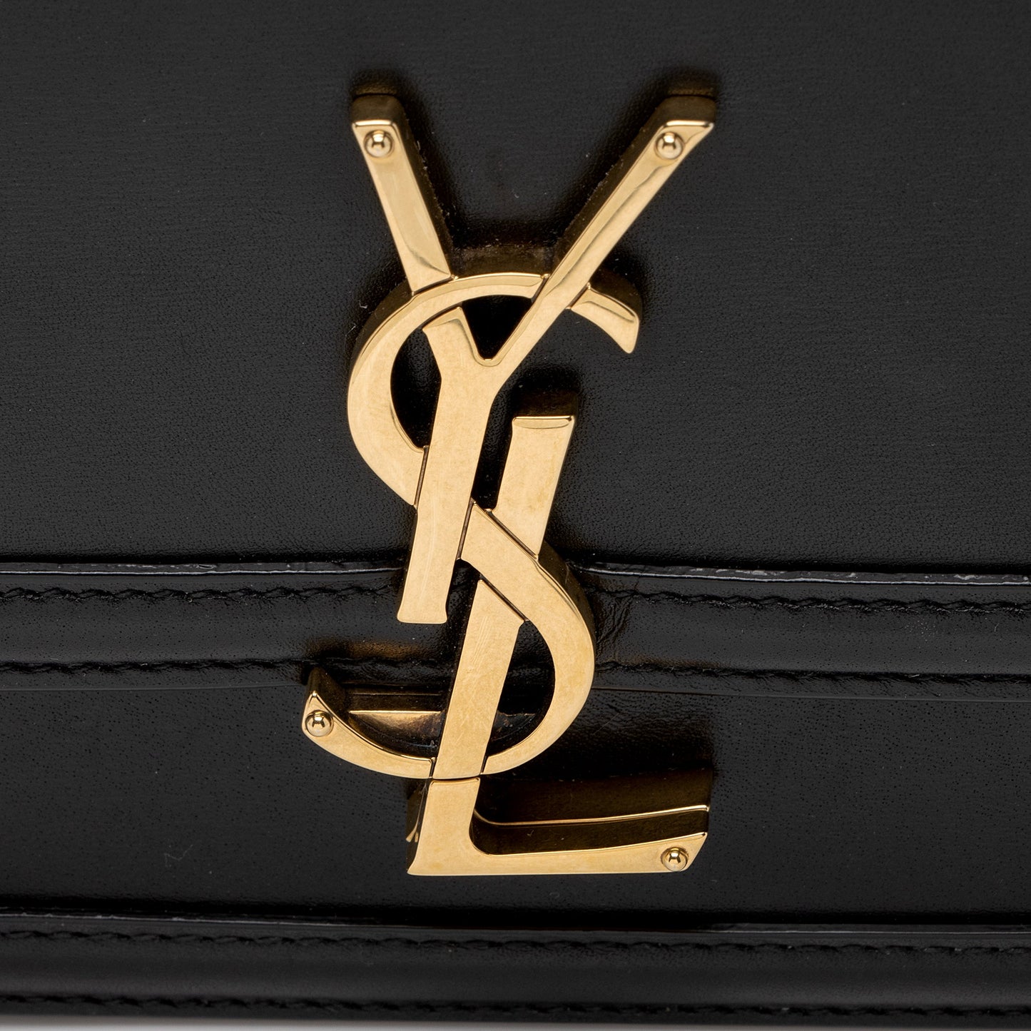 Saint Laurent Calfskin Monogram Solferino Small Shoulder Bag 3U