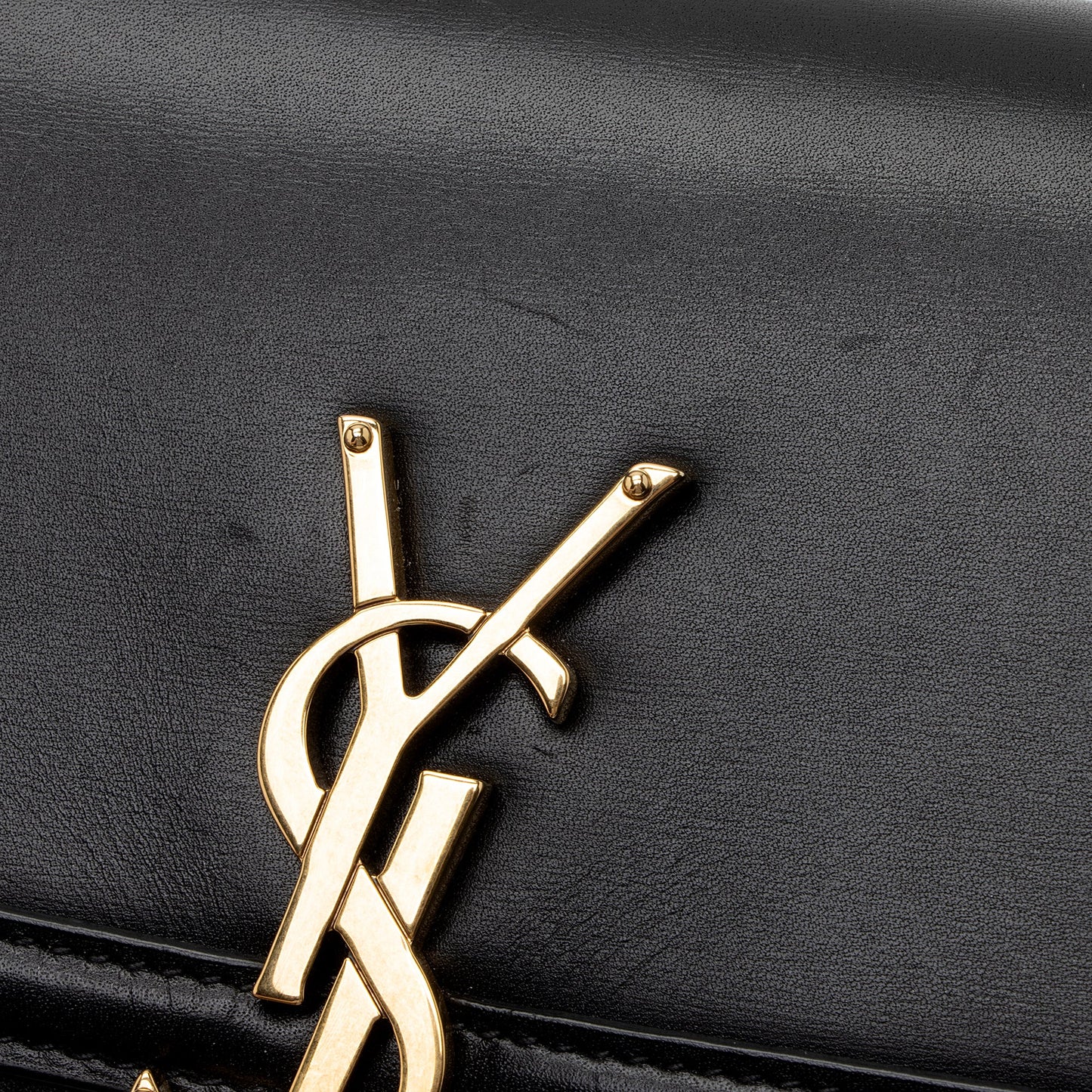 Saint Laurent Calfskin Monogram Solferino Small Shoulder Bag 3U