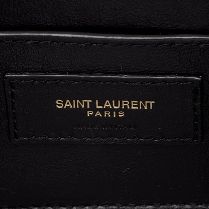 Saint Laurent Calfskin Monogram Solferino Small Shoulder Bag 3U