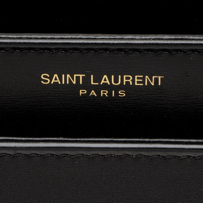 Saint Laurent Calfskin Monogram Solferino Small Shoulder Bag 3U