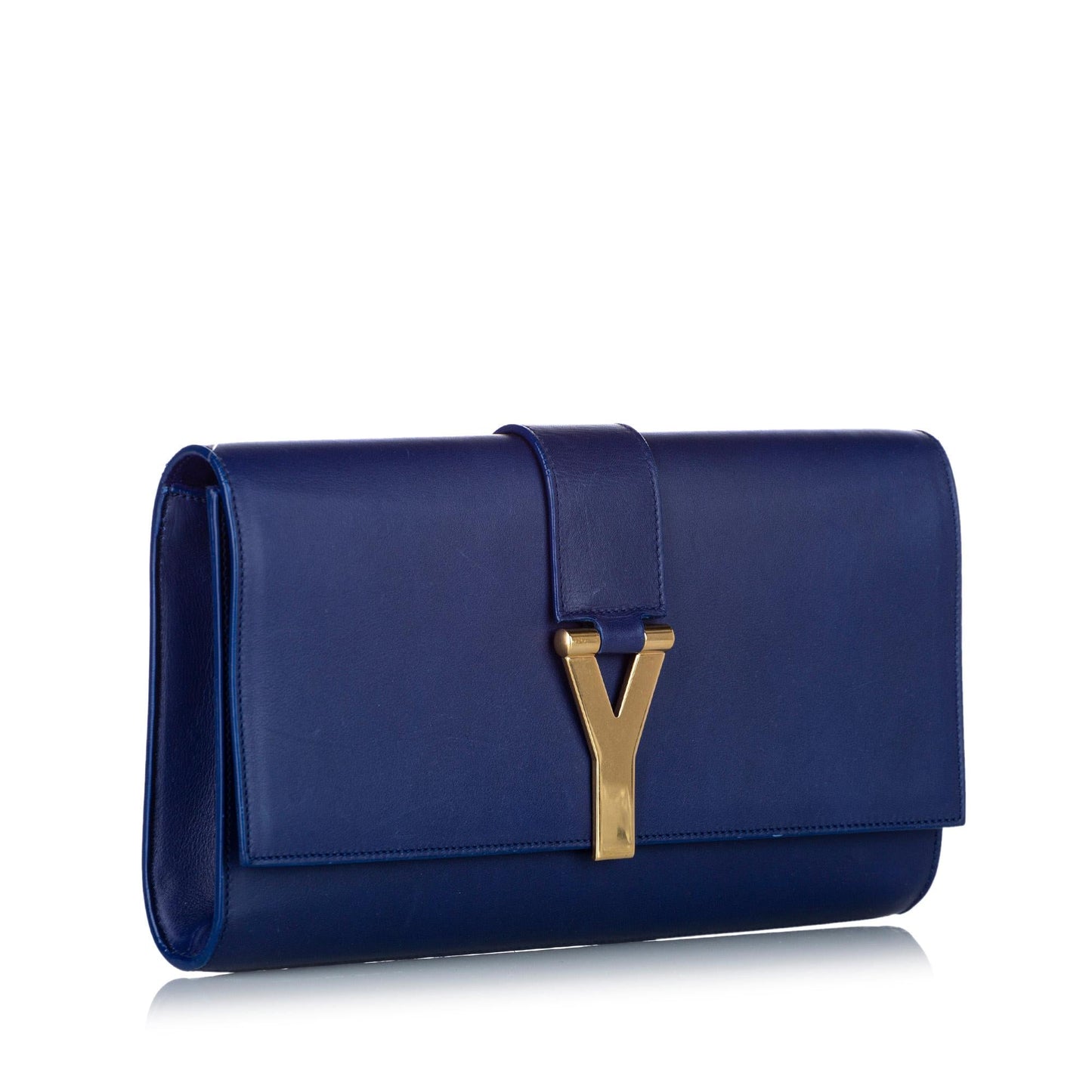 Saint Laurent Chyc Ligne Leather Clutch Bag (SHG-32468