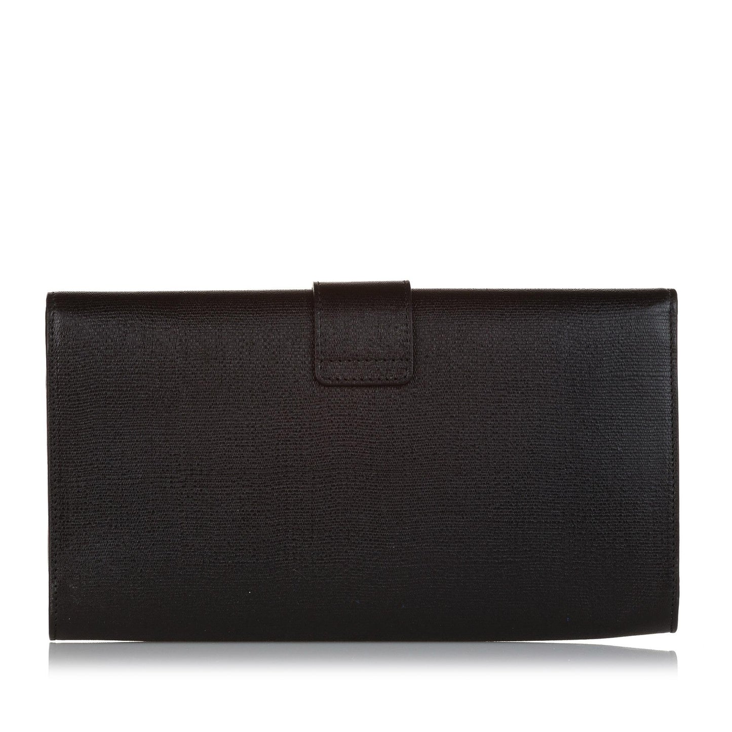 Saint Laurent Chyc Ligne Leather Clutch Bag (SHG-33674