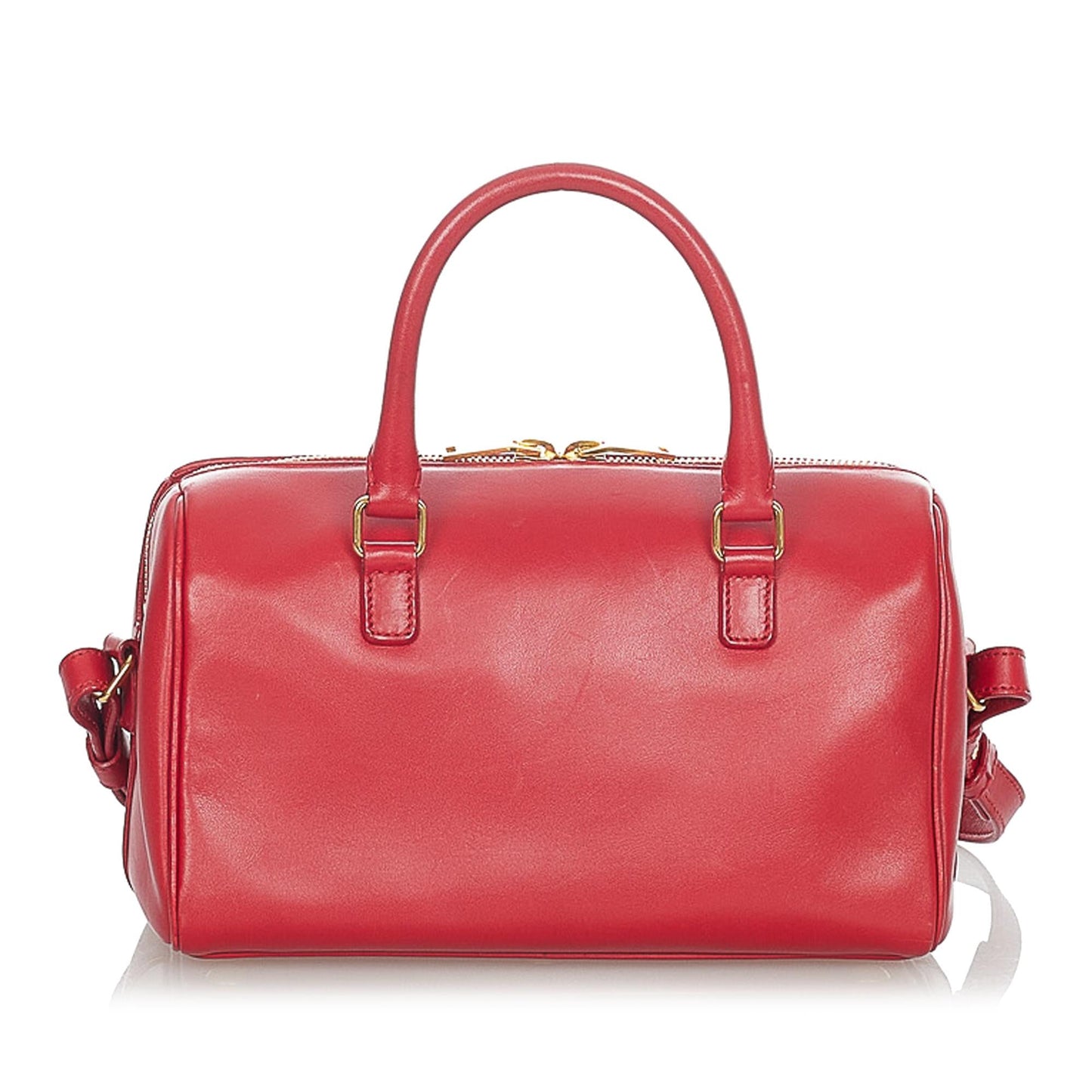 Saint Laurent Classic Baby Duffle Leather Satchel (SHG-23660