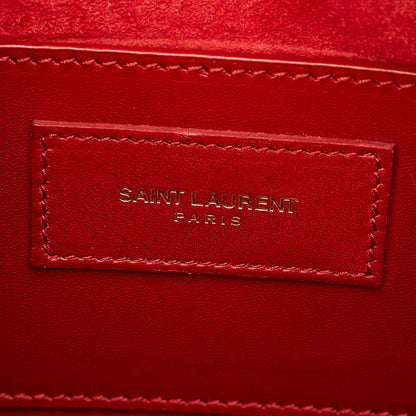 Saint Laurent Classic Baby Duffle Leather Satchel (SHG-23660