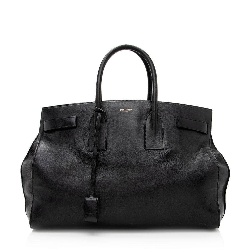 Saint Laurent Classic Calfskin Large Sac De Jour Tote 19251