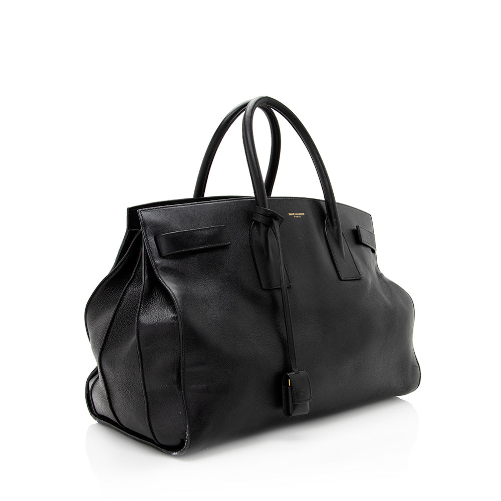 Saint Laurent Classic Calfskin Large Sac De Jour Tote 19251