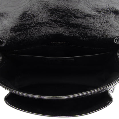 Saint Laurent Crinkled Calfskin Monogram Niki Baby Shoulder Bag BRqPlH