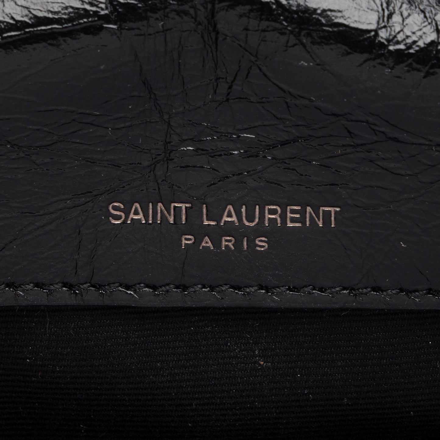 Saint Laurent Crinkled Calfskin Monogram Niki Baby Shoulder Bag BRqPlH