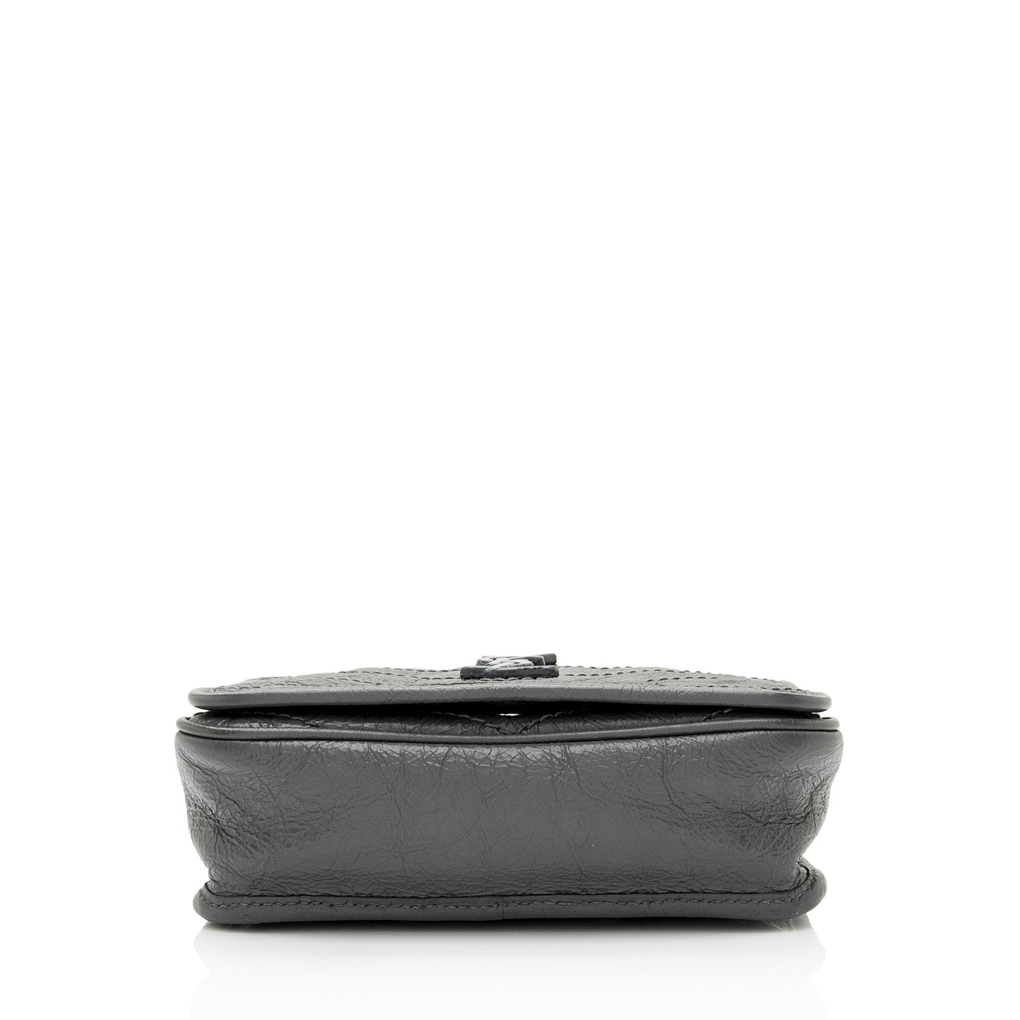 Saint Laurent Crinkled Calfskin Monogram Niki Chain Wallet 9O6DRW