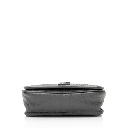 Saint Laurent Crinkled Calfskin Monogram Niki Chain Wallet 9O6DRW