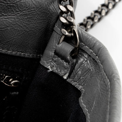 Saint Laurent Crinkled Calfskin Monogram Niki Chain Wallet 9O6DRW