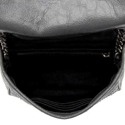 Saint Laurent Crinkled Calfskin Monogram Niki Chain Wallet 9O6DRW