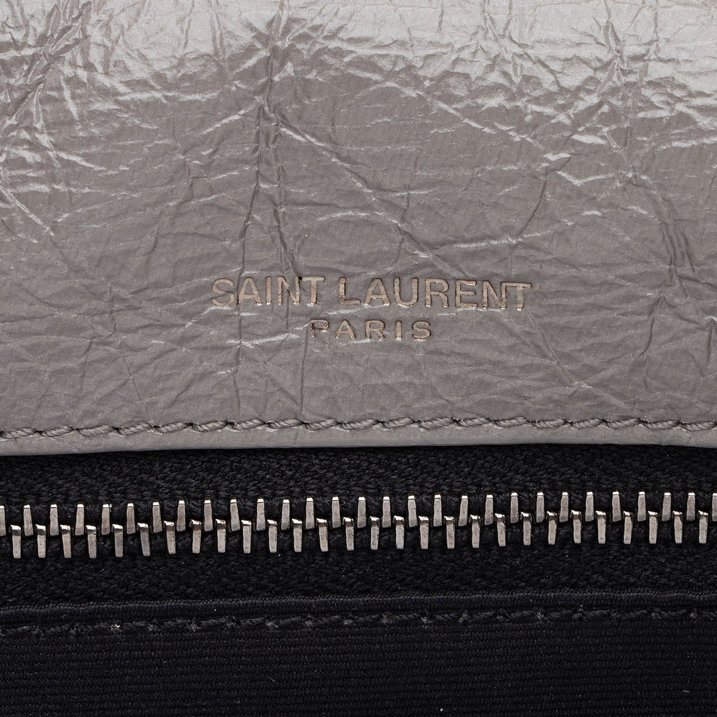 Saint Laurent Crinkled Calfskin Monogram Niki Medium Shoulder Bag Ozz7lD