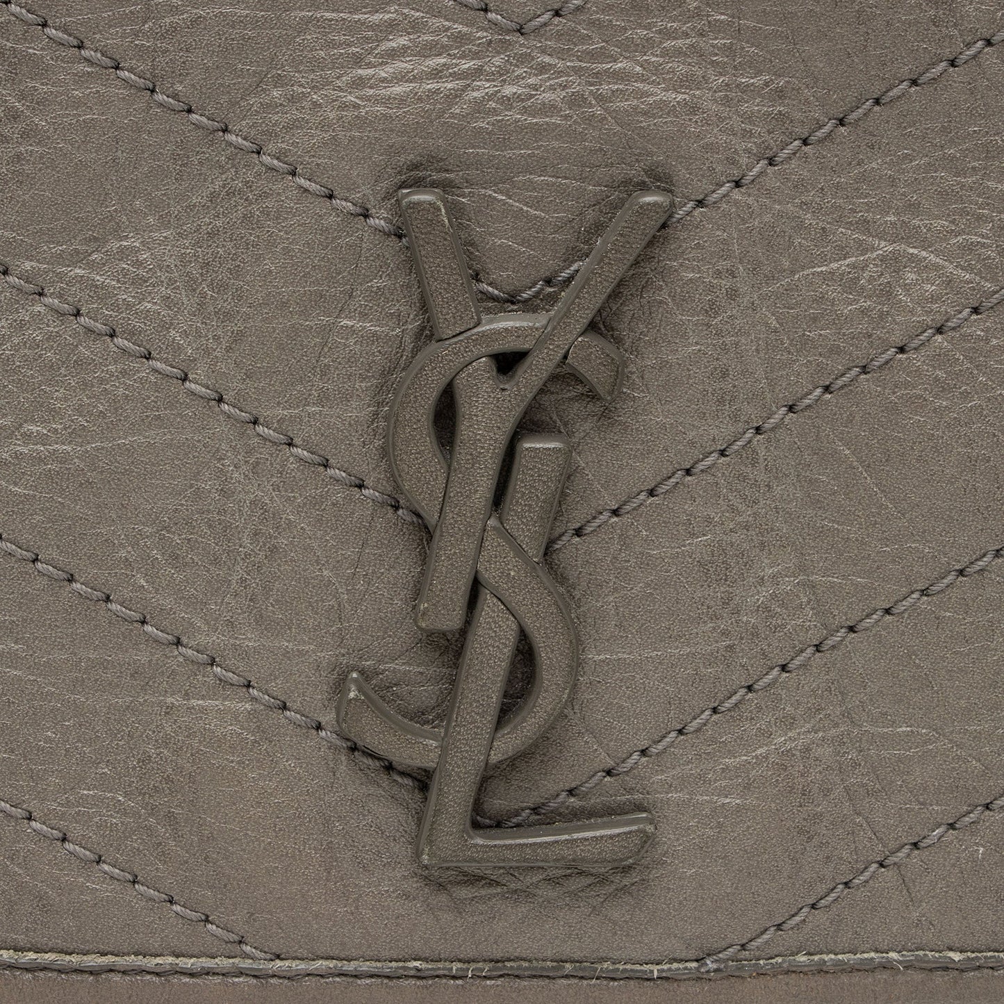 Saint Laurent Crinkled Calfskin Monogram Niki Medium Shoulder Bag BbD05y