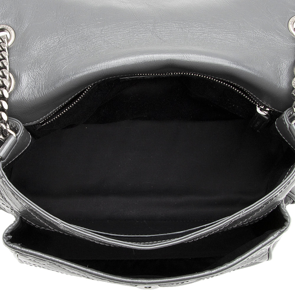 Saint Laurent Crinkled Calfskin Niki Medium Shoulder Bag 20293