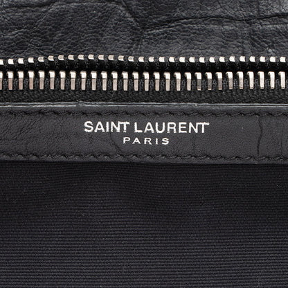 Saint Laurent Croc Embossed Calfskin West Hollywood Flap Bag 19064