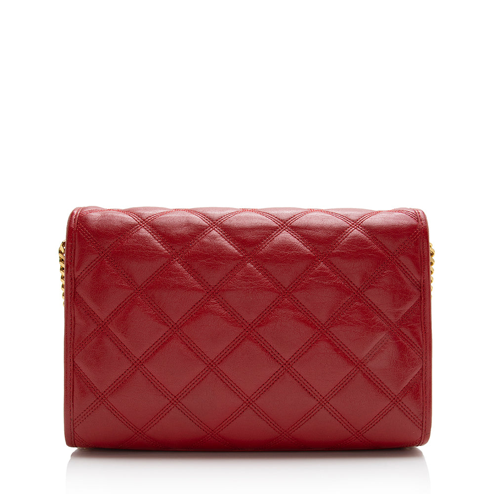 Saint Laurent Diamond Quilted Leather Becky Small Shoulder Bag 22081