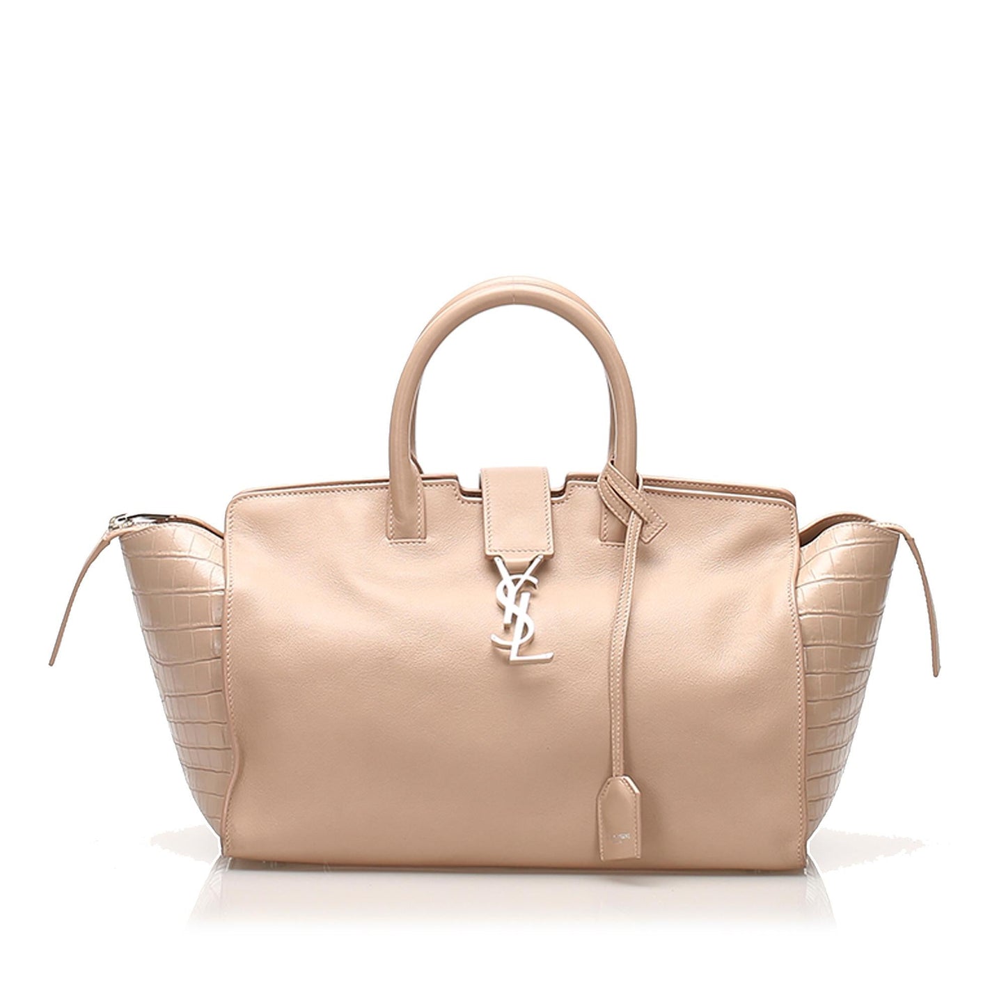 Saint Laurent Downtown Cabas Leather Satchel (SHG-24382