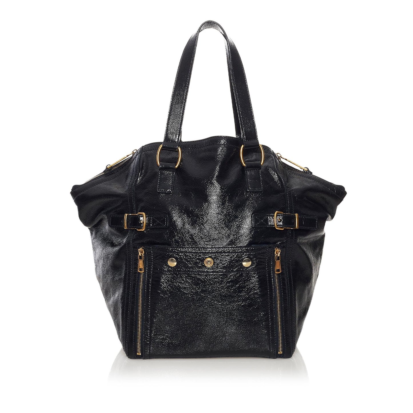 Saint Laurent Downtown Leather Tote Bag (SHG-33554