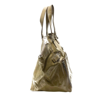 Saint Laurent Downtown Patent Leather Handbag (SHG-31595