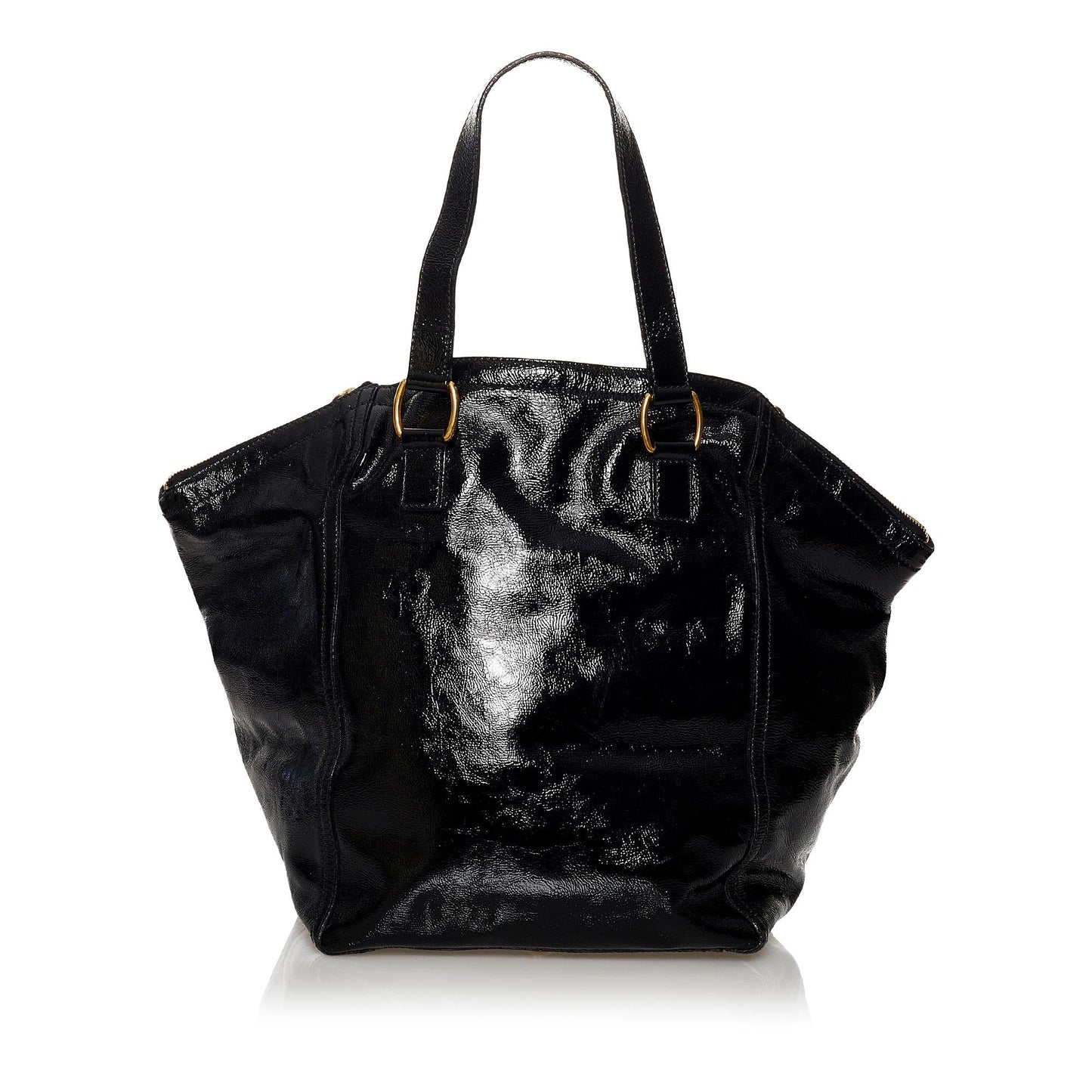 Saint Laurent Downtown Patent Leather Tote Bag (SHG-30020