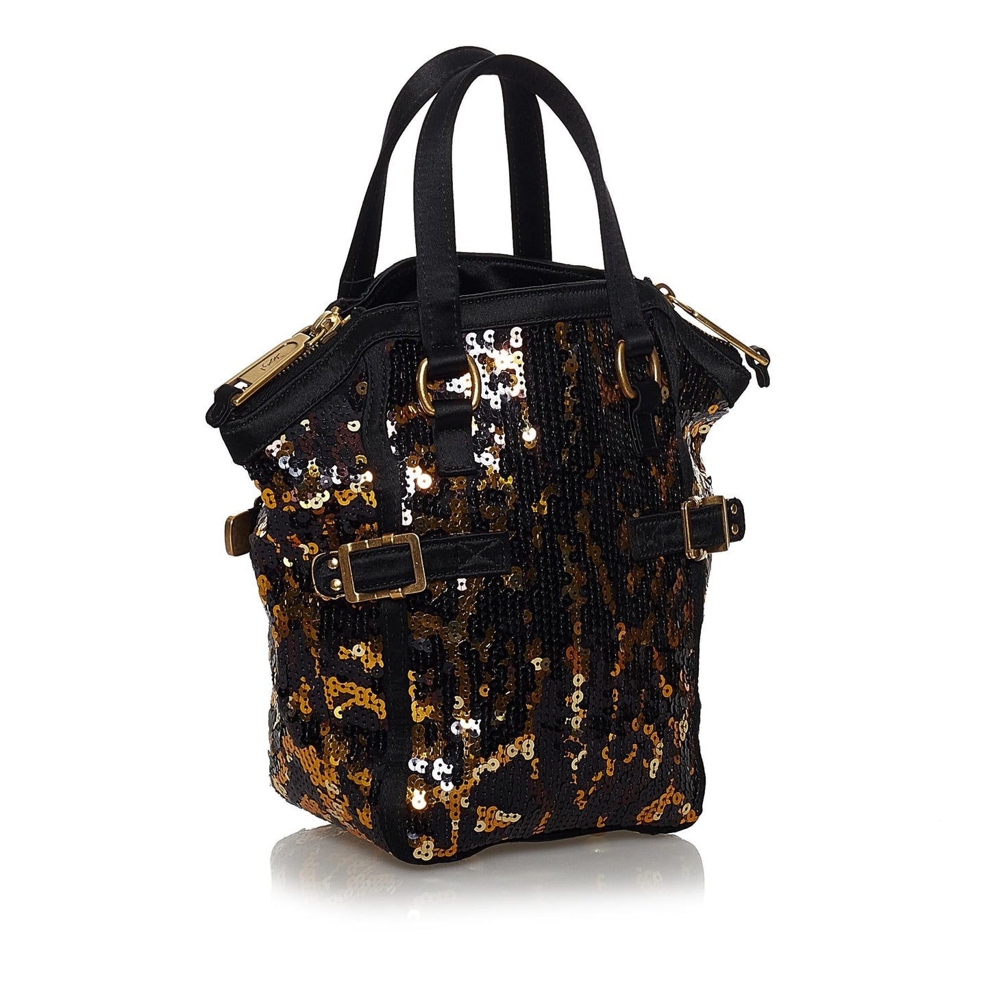 Saint Laurent Downtown Sequin Handbag (SHG-30606