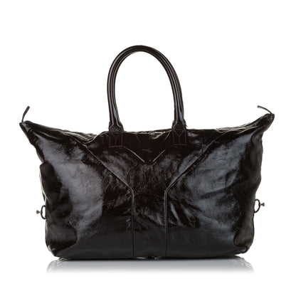 Saint Laurent Easy Y Patent Leather Tote Bag (SHG-31280