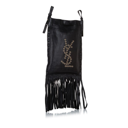 Saint Laurent Fringe Leather Crossbody Bag (SHG-29535