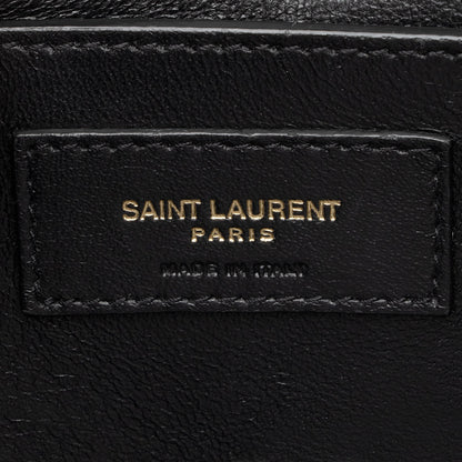 Saint Laurent Grain de Poudre Classic Monogram Cassandra Medium Top Handle Bag thY3yI