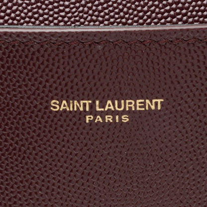 Saint Laurent Grain de Poudre Classic Monogram Cassandra Medium Top Handle Bag thY3yI