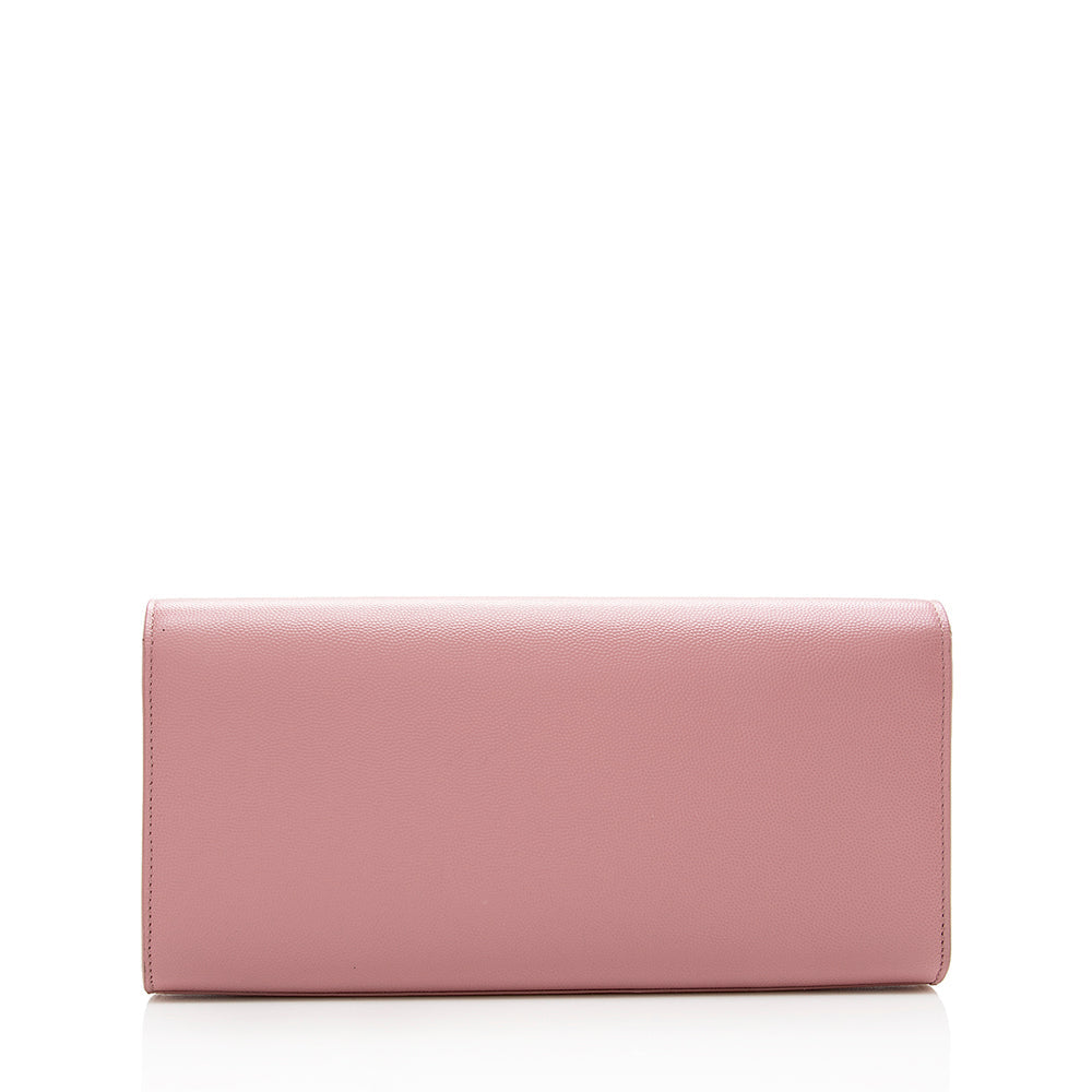 Saint Laurent Grain de Poudre Cassandre Clutch 18442