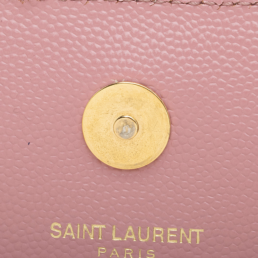 Saint Laurent Grain de Poudre Cassandre Clutch 18442