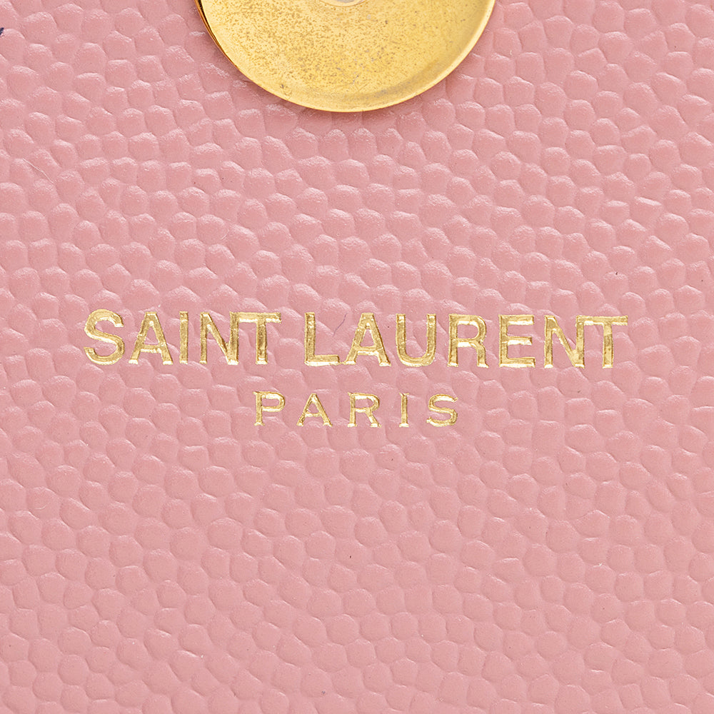 Saint Laurent Grain de Poudre Cassandre Clutch 18442