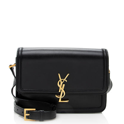 Saint Laurent Calfskin Monogram Solferino Medium Shoulder Bag 17564