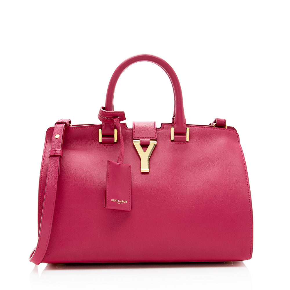 Saint Laurent Calfskin Cabas Chyc Small Tote 17577