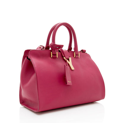 Saint Laurent Calfskin Cabas Chyc Small Tote 17577