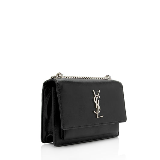 Saint Laurent Smooth Calfskin Monogram Sunset Mini Wallet on Chain Bag DINzFy