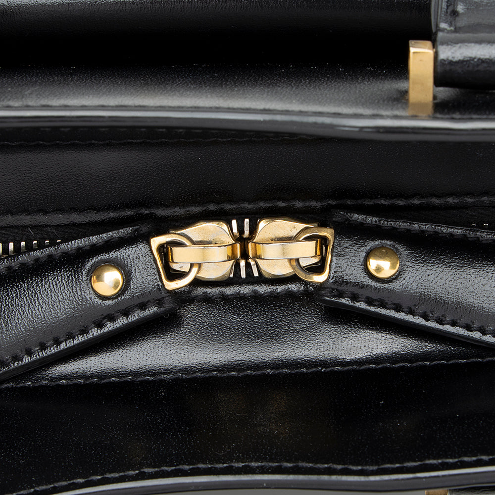 Saint Laurent Smooth Calfskin Uptown Small Satchel 19811