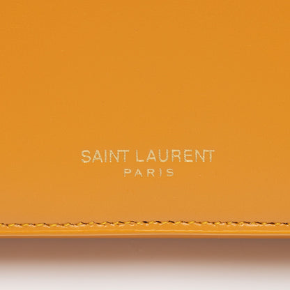 Saint Laurent Smooth Leather Mini Card Wallet on Chain BKDP3r