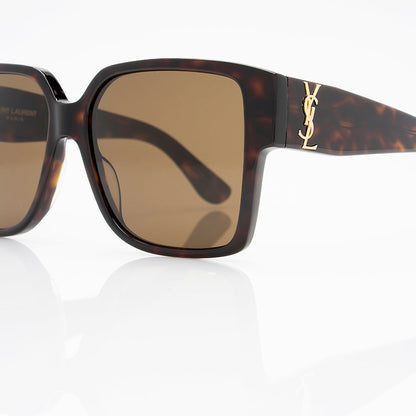 Saint Laurent Square Monogram Sunglasses 20925