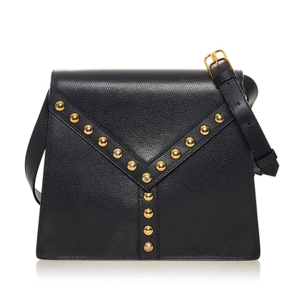 Saint Laurent Studded Leather Crossbody Bag (SHG-27910