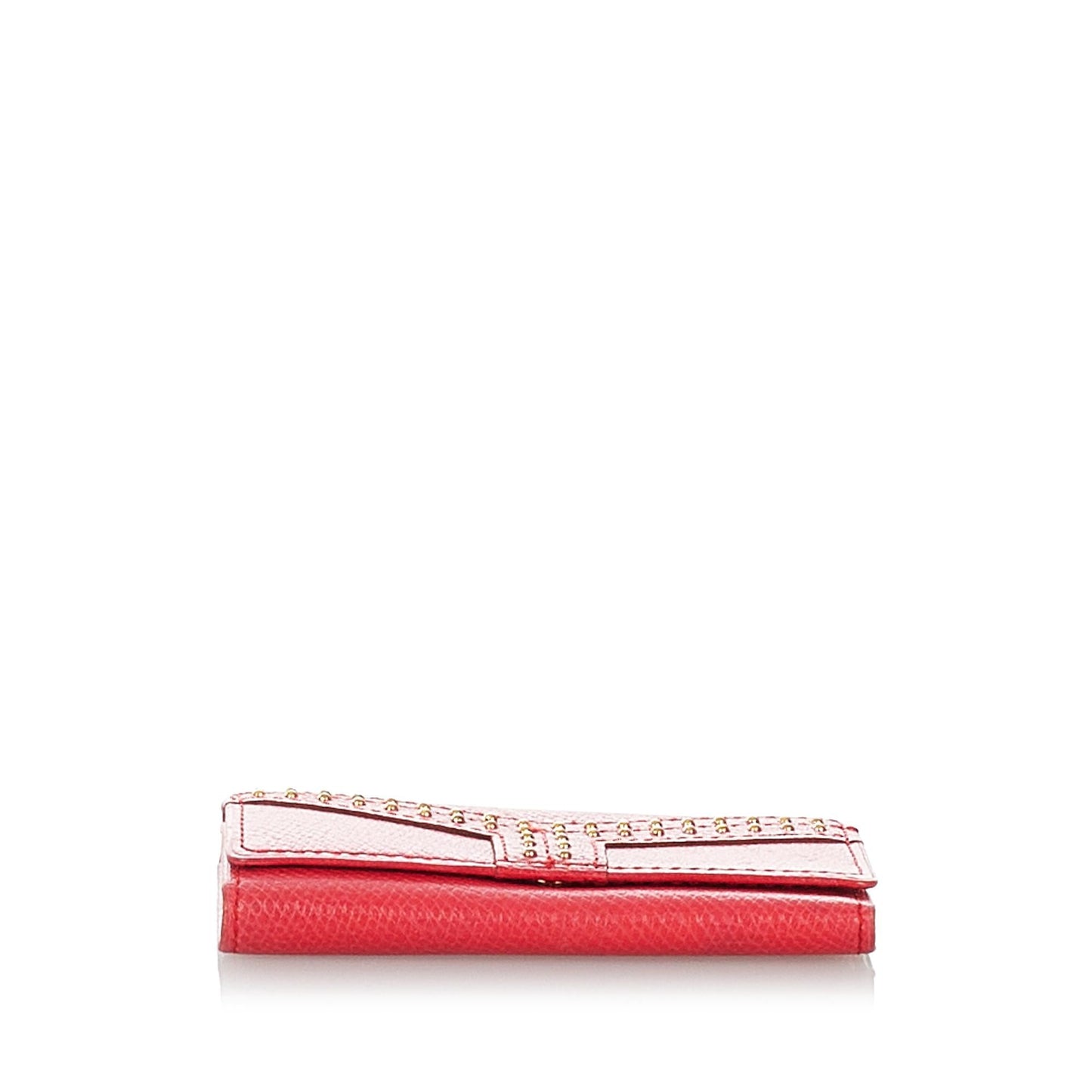 Saint Laurent Studded Leather Key Holder (SHG-26978