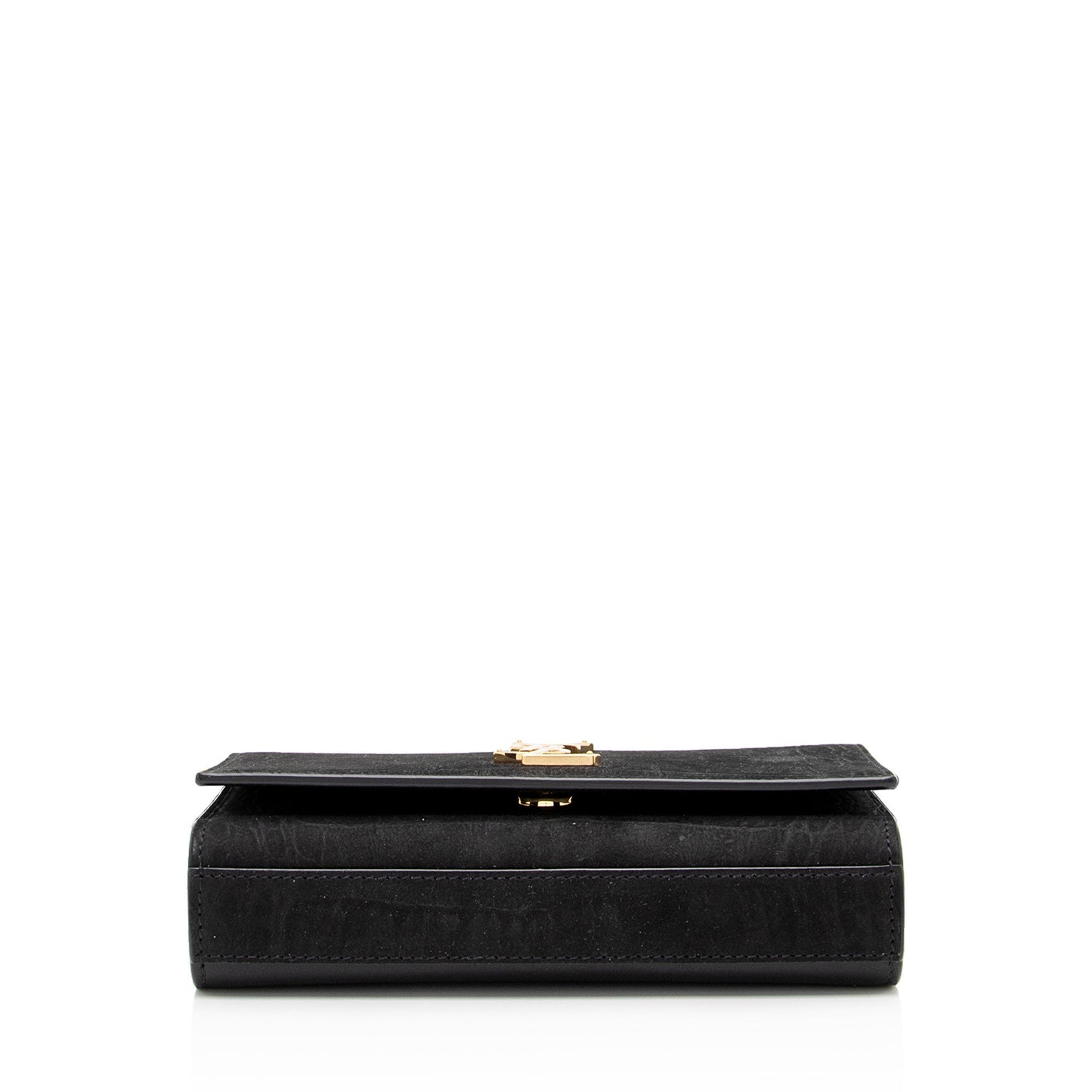 Saint Laurent Suede Croc Embossed Kate Belt Bag fiWAvm