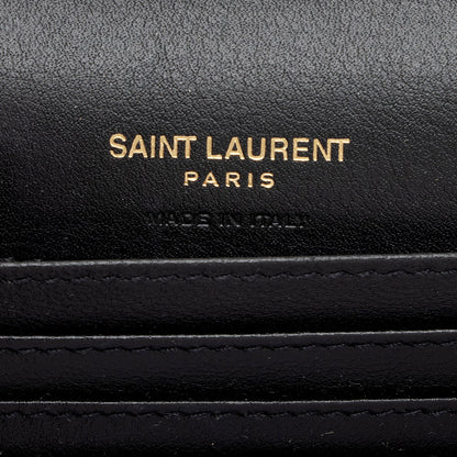 Saint Laurent Suede Croc Embossed Kate Belt Bag fiWAvm