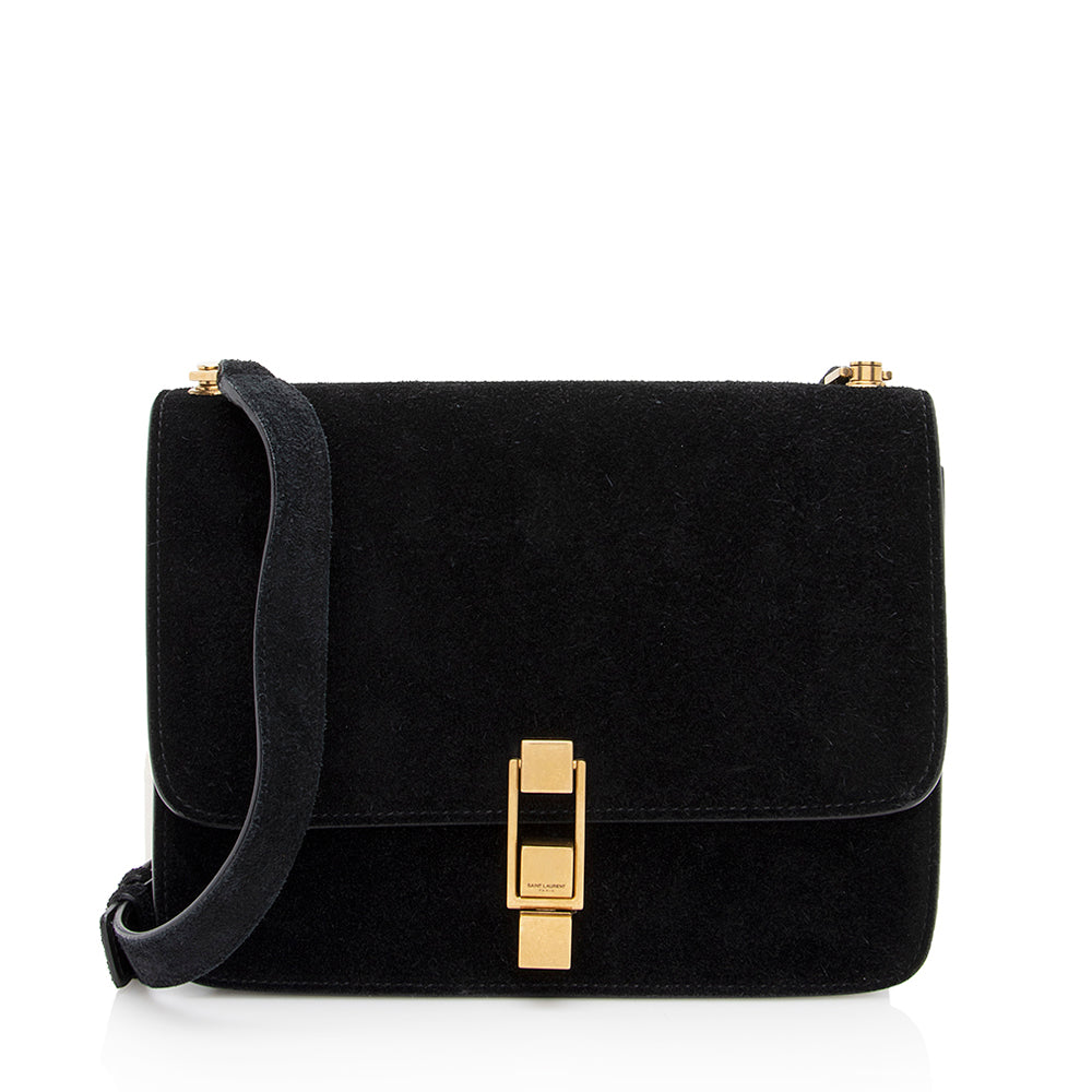 Saint Laurent Suede Le Carre Satchel - FINAL SALE 18712