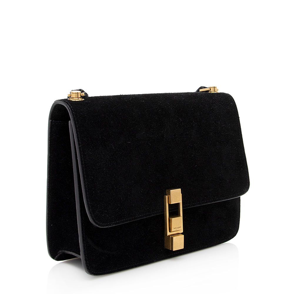 Saint Laurent Suede Le Carre Satchel - FINAL SALE 18712