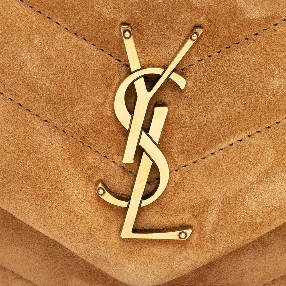 Saint Laurent Suede LouLou Small Shoulder Bag 19254