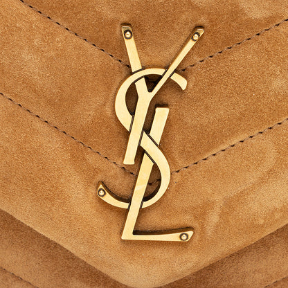 Saint Laurent Suede LouLou Small Shoulder Bag 19254