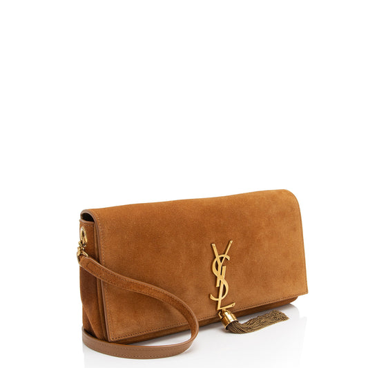 Saint Laurent Suede Monogram Kate 99 Tassel Shoulder Bag 5iTIHq