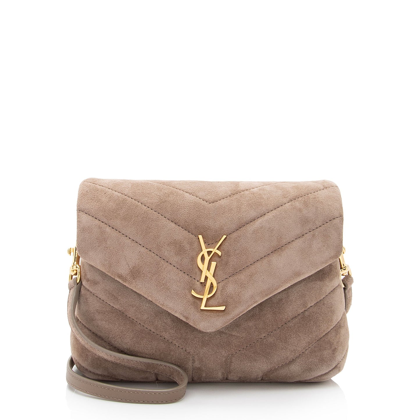 Saint Laurent Suede Monogram LouLou Toy Crossbody Bag c1jm6y